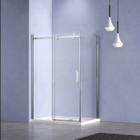 Душевой уголок Como-N VSR-4CN1014CL, 1400*1000, хром, стекло прозрачное