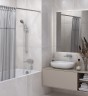 Карниз для ванной прямой / L 1600