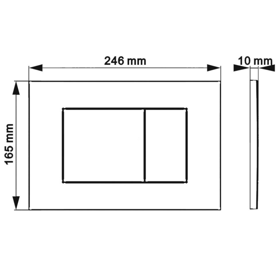Комплект 3в1 IBERICA BLANCA инсталляция SILENCIO MINI, унитаз TOLEDO ALTO белый, кнопка смыва ESTI-S белый глянцевый (IB.001M.TLA.234.855)