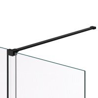 Душевая перегородка Walk-In VSW-1WSL120CGB, 1200*2000, черный матовый, стекло тонированное