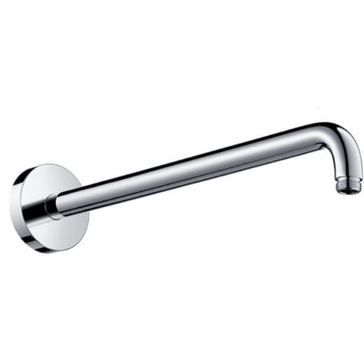 Настенный держатель Hansgrohe верхнего душа 38.9 см 1/2, без шарнира с розеткой, цвет: хром 27413000