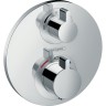 Смеситель для ванн, для душа Hansgrohe Ecostat S хром (15758000)