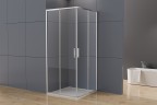 Душевой уголок Rapid-N VSS-3RN1112E10CL, (1000-1100)x(1100-1200), хром, стекло прозрачное