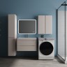 Тумба подвесная STYLE LINE "Бергамо мини 80" (2 ящ.) Люкс Плюс антискрейтч карамель под раковину Каре Люкс МИНИ 800х350