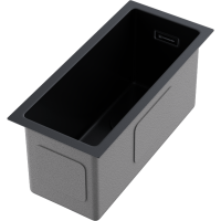 Кухонная мойка Omoikiri Taki 20-U/IF-GB нерж. сталь/графит