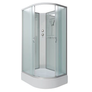 Душевая кабина Niagara Classic NG-33084-14LBK (100х80х200) средний поддон(26см),стекло матовое,4 места