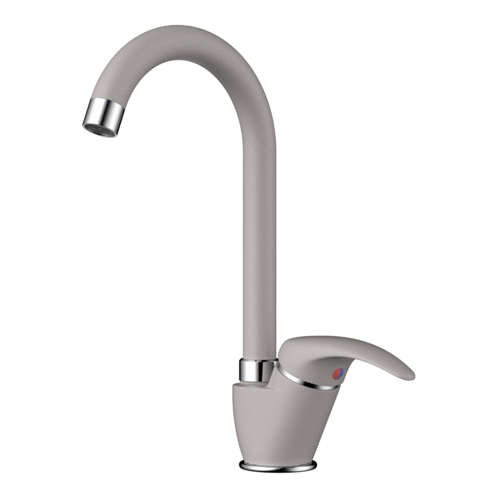 Смеситель для кухни Omoikiri Umi-GR латунь/leningrad grey