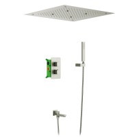 Душевая система встроенная с термостатом Timo Petruma SX-5019/13SM никель