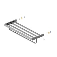 Полка для полотенец Timo Petruma 15258/18 черное золото