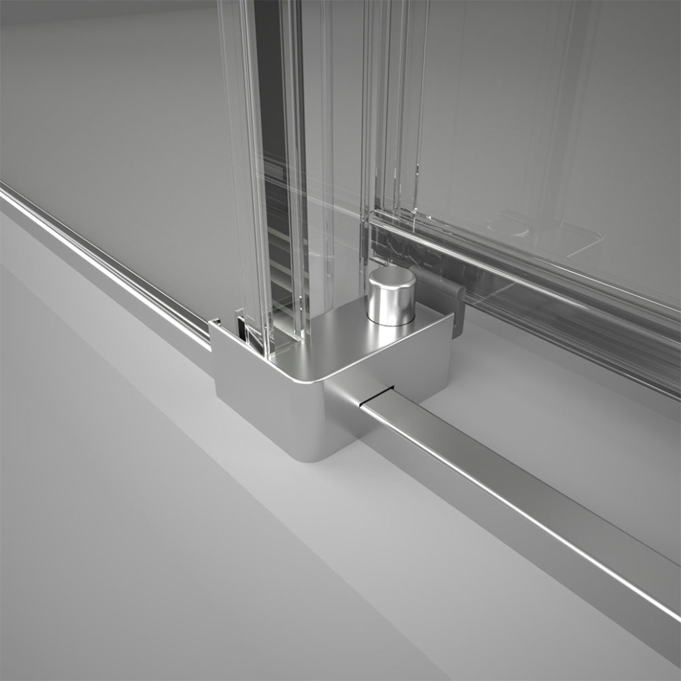 Душевая дверь Veconi Vianno VN-75, 1500x2000, хром, стекло прозрачное