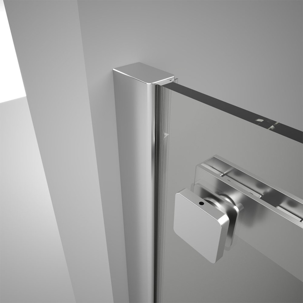 Душевая дверь Veconi Vianno VN-75, 1500x2000, хром, стекло прозрачное