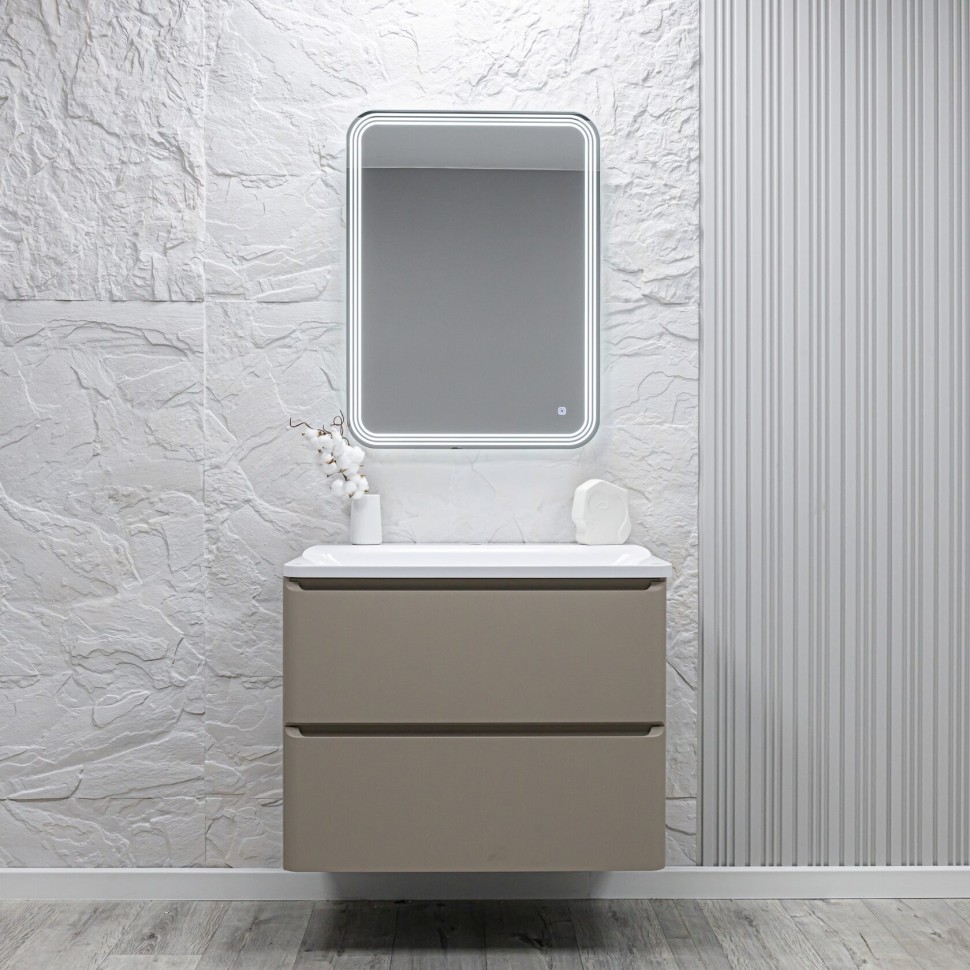 AQM9107 600x800 Зеркало с подсветкой, универсальный монтаж