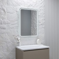 AQM9107 600x800 Зеркало с подсветкой, универсальный монтаж