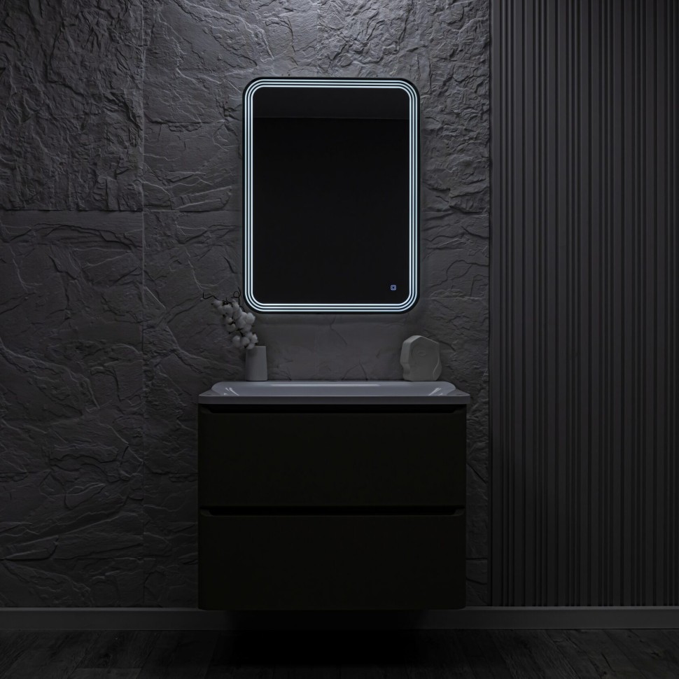 AQM9107 600x800 Зеркало с подсветкой, универсальный монтаж