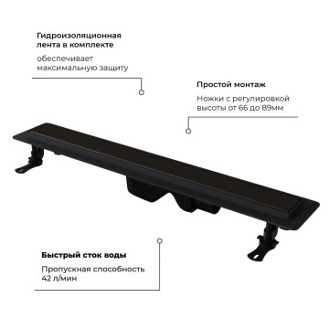 Душевой лоток Drain Leo-31 (600)