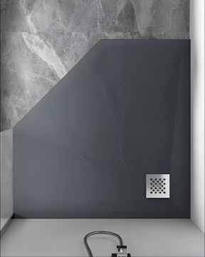 Душевой поддон трапеция STONE TRAY-G