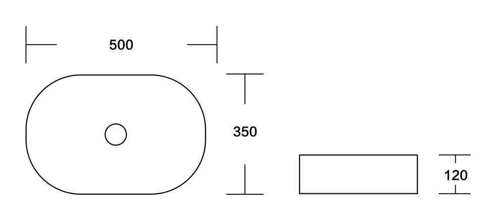 Раковина накладная MILLEAU Nuage MU0055B-MB (матовый черный)