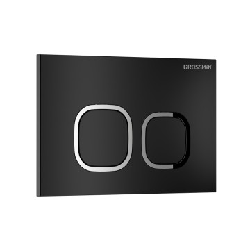 Клавиша смыва Grossman Cosmo 700.K31.02.210.210 черный матовый,1 место