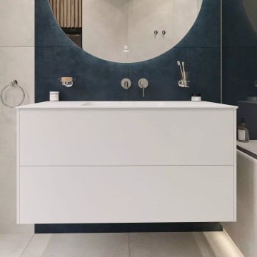 Тумба 800x490x540 для монтажа с мебельной раковиной 80 см OVAL, CUBO