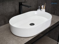 Раковина Gid D1479 51203 накладная белая 61x38.5x12