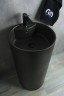 Раковина Gid Nb135bg 81109 накладная черная графит 45x45x85
