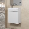 Тумба под раковину для ванной Uperwood Tanos 40 см, подвесная, белая матовая