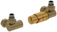 Автоматический терморегулятор 3D правый (G 1/2&quot; НР х G 3/4&quot; НГ)