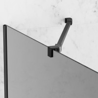 Душевая стенка SKY BLACK 900 тонированное стекло