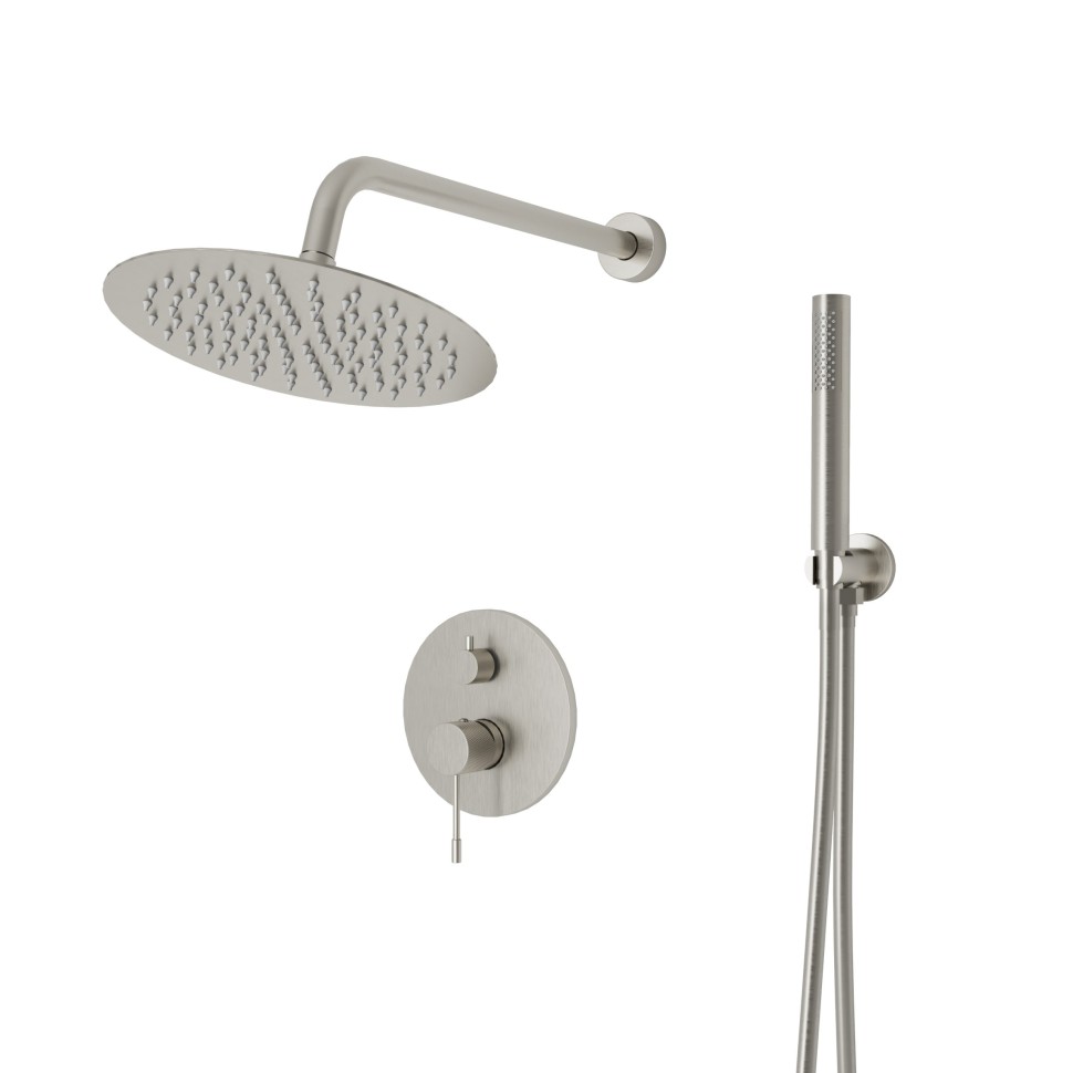 Душевой комплект Desire VSFW-1D1BN встраиваемый, 2 режима, 25см S304 верх душ, брашированный никель