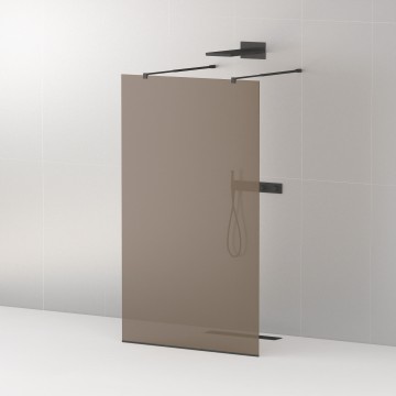 Душевая перегородка CEZARES LIBERTA-L-2-100-BR-NERO