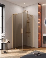 Душевой уголок CEZARES SLIDER-AH-1-80-80/90-BR-BORO