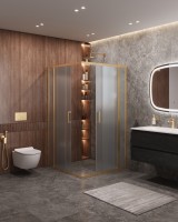 Душевой уголок CEZARES MOLVENO-A-22-90+20-P-BORO