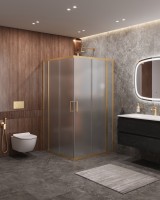 Душевой уголок CEZARES MOLVENO-A-22-90+20-P-BORO