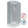 Душевая кабина Niagara Classic NG-3312-14RG (120х80х215) низкий поддон(13см),стекло матовое,3 места