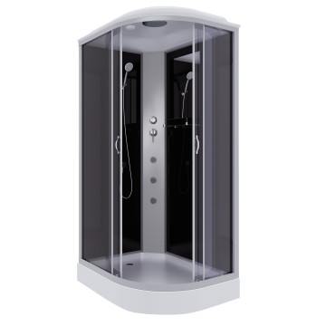 Душевая кабина Niagara Classic NG-3512-14LG (120х80х215) низкий поддон(13см),стекло тонированное,3 места