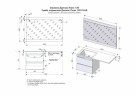 Тумба подвесная STYLE LINE "Даллас 120", Люкс белая, PLUS, ЭМАЛЬ с раковиной ESTETUS Даллас 1200*480 левый