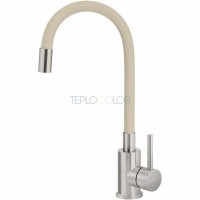 Смеситель для кухни, с гибким изливом