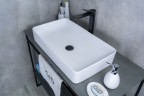 Раковина Gid Wm9396 51189 накладная белый матовый 60x34x11
