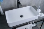Раковина Gid Wm9396 51189 накладная белый матовый 60x34x11