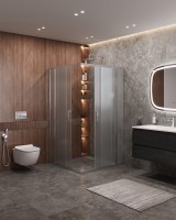 Душевой уголок CEZARES MOLVENO-A-22-90+20-P-Cr