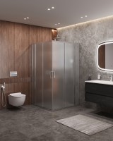 Душевой уголок CEZARES MOLVENO-A-22-90+20-P-Cr