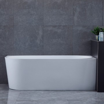 Ванна акриловая Vincea VBT-402-1600R, 1600*750*580, цвет белый, правая, щелевой перелив