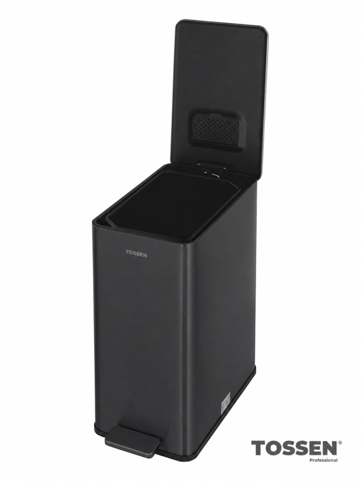 TOSSEN MV 1500 MB - прямоугольное мусорное ведро, 15 л