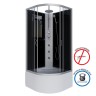 Душевая кабина Niagara Classic NG-2508-14BKTG (90х90х210) высокий поддон(40см),стекло тонированное,4 места