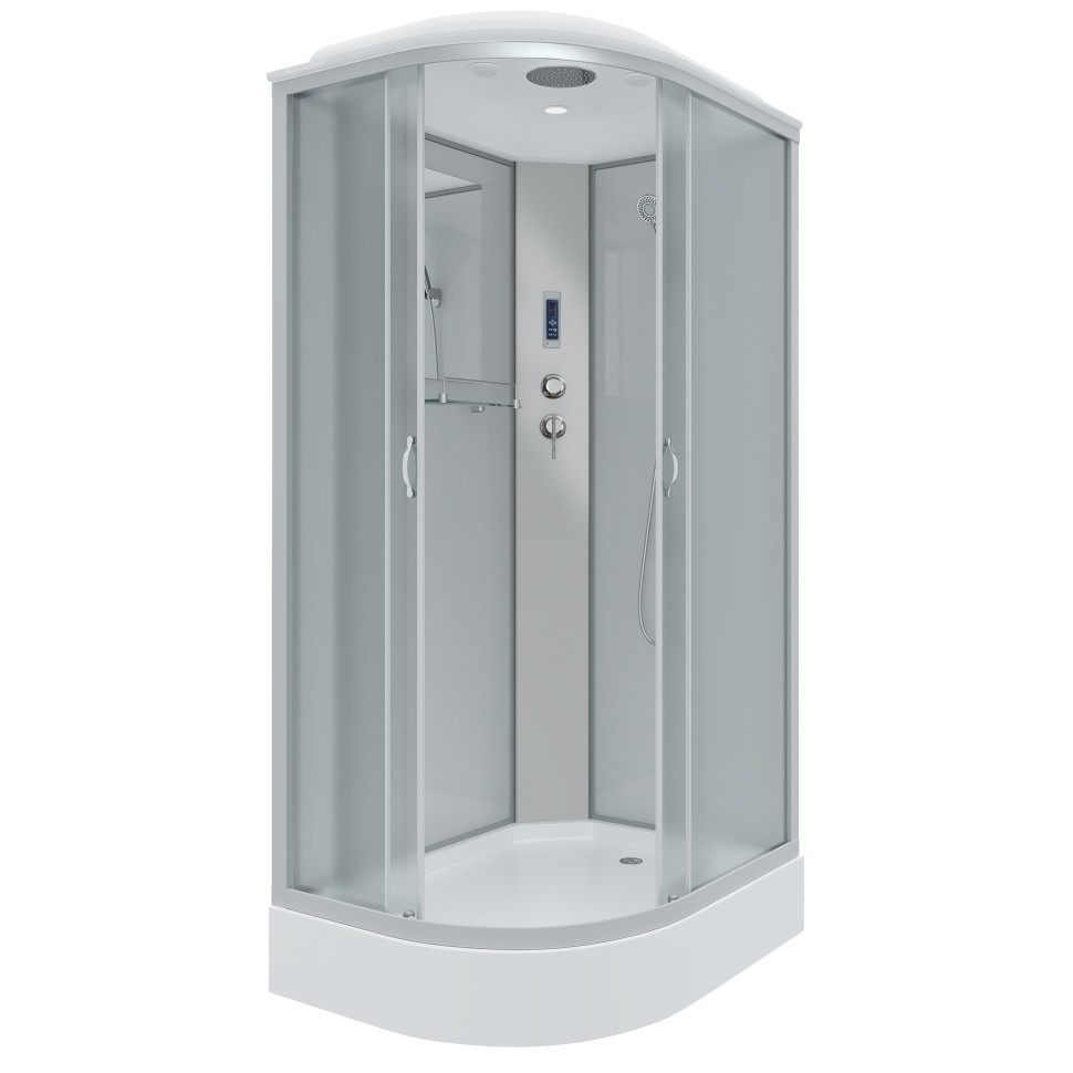 Душевая кабина Niagara Classic NG-3312-14RP (120х80х215) низкий поддон(13см),стекло матовое,3 места