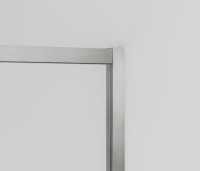 Душевой уголок Slim-N VSS-4SN900CLBN, 900*900, брашированный никель, стекло прозрачное