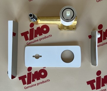 Смеситель для раковины встроенный Timo Helmi 4071/00-16SM хром-белый