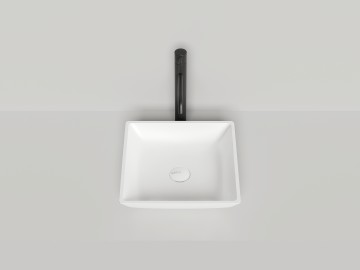 Раковина накладная CALLISTA 04 380х380х85 S-Sense Глянцевое