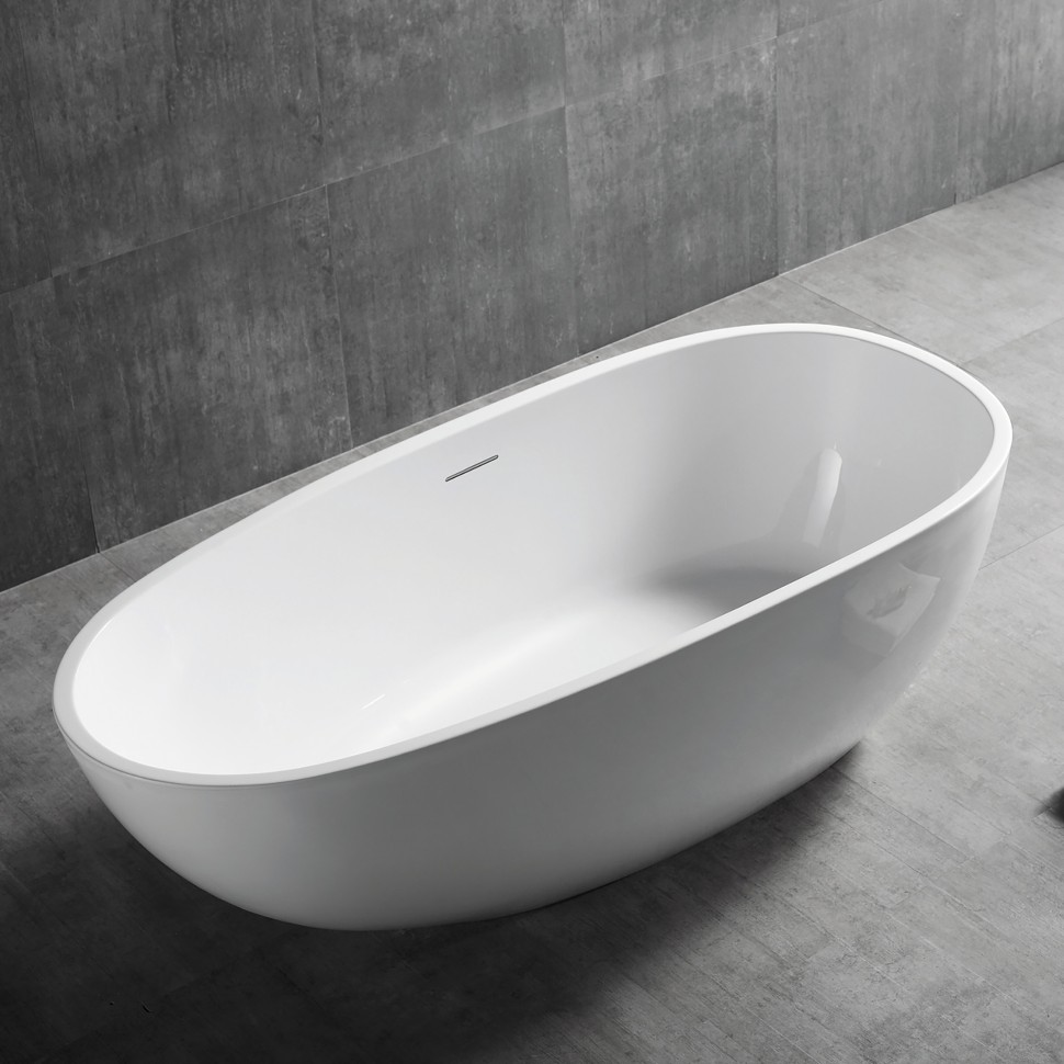 Акриловая ванна ABBER AB9356-1.5 белая