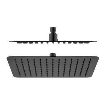 Верхний душ 3D квадратный RGW SP-82B (Черный, 500x500)